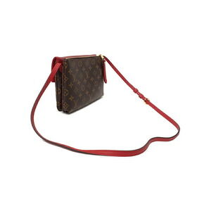 Louis Vuitton Monogram Twice Brown Leather Bag Shoulder